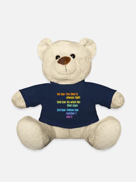 1ère loi: Le chef a toujours raison Kitchen Food Coo - Nounours - bleu marine