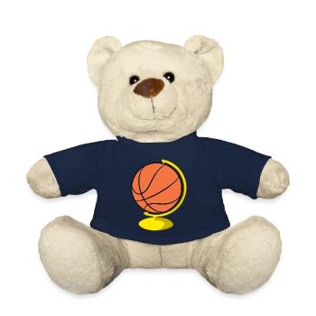 Basketballspieler Weltkugel - Teddy - French Navy - Vorne