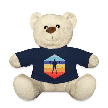 Fitness Haltérophilie Cardio Hommes Femmes Endurance - Nounours - bleu marine - Devant