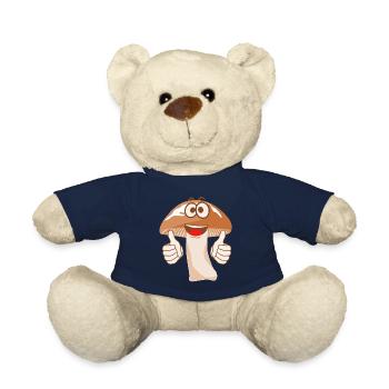 Mushrooms Mushroom Mushroom Pickers - Teddy Bear - french navy - Front