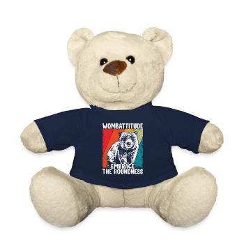 Wombattitude Wombat Propriétaire d’animaux australiens - Nounours - bleu marine - Devant