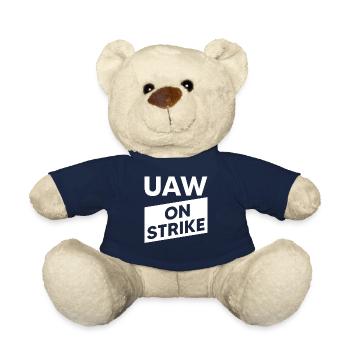 UAW streikt - Gemeinsam für einen starken Vertrag - Teddy - French Navy - Vorne
