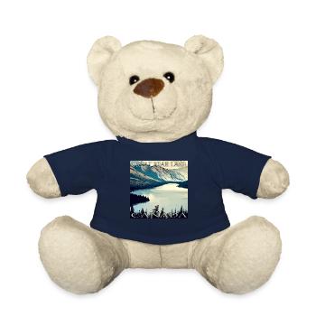 Vacances au Grand Lac de l’Ours, Canada - Nounours - bleu marine - Devant