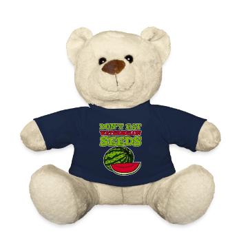 Don't Eat Watermelon Seeds 2 - Teddy Bear - french navy - Front