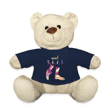 Ballet Vintage and 5,6,7,8 Ballarina Ballet - Teddy Bear - french navy - Front