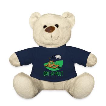Drôle de chat - Nounours - bleu marine - Devant