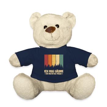 Ich Mag Bäume Die Halten Die Fresse - Teddy - French Navy - Vorne