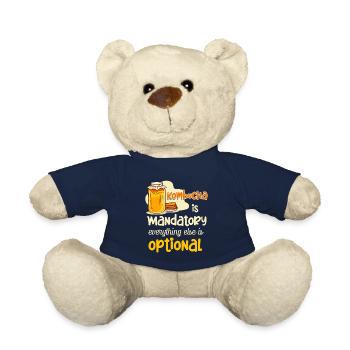 Yoghurt, kombucha is mandatory, everything else is - Teddy Bear - french navy - Front