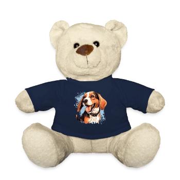 Chien Beagle - Nounours - bleu marine - Devant