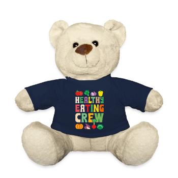 Veganer Vegetarier Lebensmittel Diät - Teddy - French Navy - Vorne