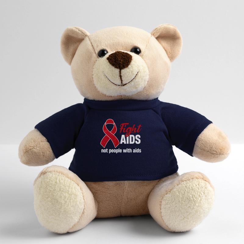 Bekämpfen Sie Aids, Nicht Menschen Mit Aids Teddy