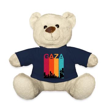 Rétro Gaza attaquée 2023 - Nounours - bleu marine - Devant