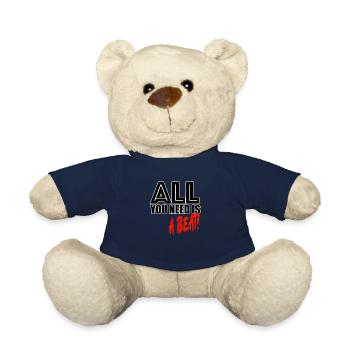 All you need is a beat - Teddy Bear - french navy - Front