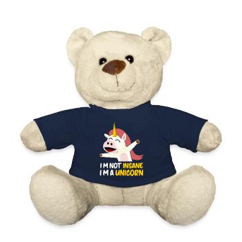Insane Unicorn - Teddy Bear - french navy - Front
