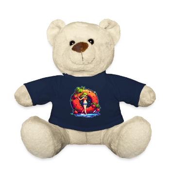 Beignet juteux et fruité - Nounours - bleu marine - Devant