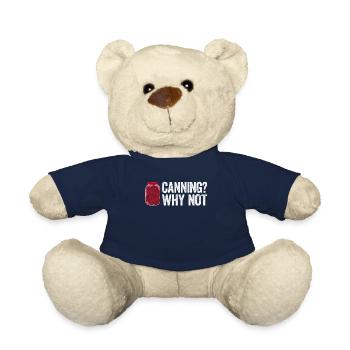 Mise en conserve drôle - Nounours - bleu marine - Devant