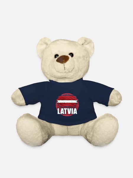Latvia - Teddy Bear - french navy
