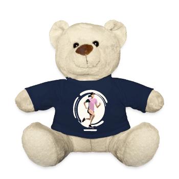 Laufende Frau - Teddy - French Navy - Vorne