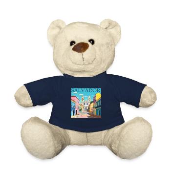 Salvador, Brazil, Colonial Architecture, AfroCulture - Teddy Bear - french navy - Front