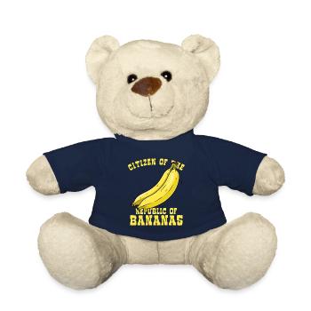 Citizens of the Republic of Bananas - Teddy Bear - french navy - Front