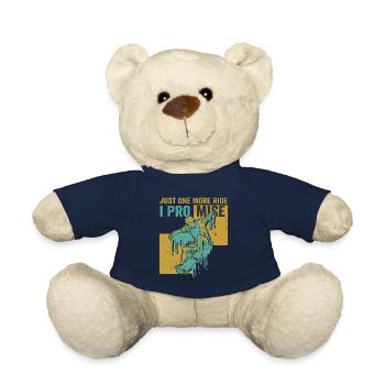 Just One More Ride I Promise Skateboarding Skate S - Teddy - French Navy - Vorne