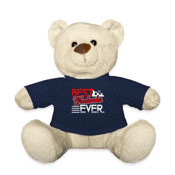 Woodworking Best Woodworker Ever - Teddy Bear - french navy - Front