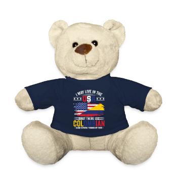 Colombian Blood Live USA South America Colombian - Teddy Bear - french navy - Front