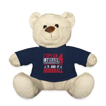 Dodgeball Gaga Ball Dodgeball Spieler Geschenk - Teddy - French Navy - Vorne