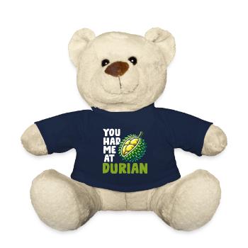 Durian Fruit Lover Funny Durio Zibethinus Men - Teddy Bear - french navy - Front