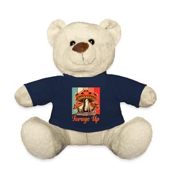 Chasseur de champignons Cueillette Foranger Fungiculture - Nounours - bleu marine - Devant
