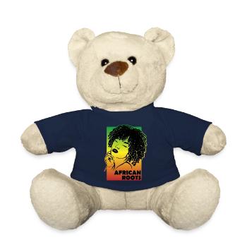 Kulturelles Erbe African Roots - Teddy - French Navy - Vorne