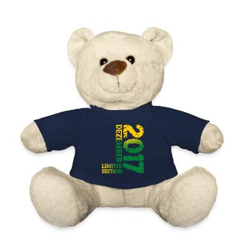 2017 Décembre Édition Limitée 6ème Anniversaire Décoration - Nounours - bleu marine - Devant