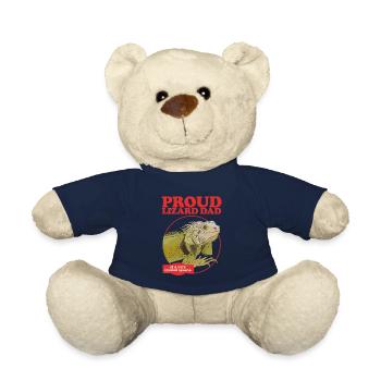 Leguan Dad Reptilien Eidechse Leguane Geschenk - Teddy - French Navy - Vorne