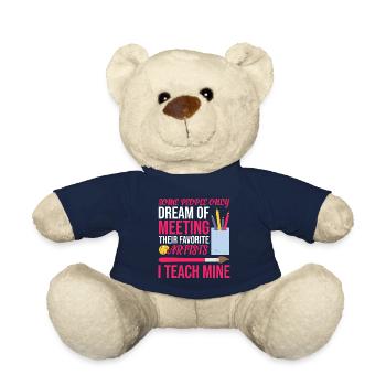 À la rencontre de leurs artistes préférés, j’enseigne le mien 7 - Nounours - bleu marine - Devant