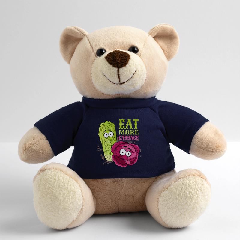 Cabbage, funny saying, red cabbage, Chinese cabbage Teddy Bear