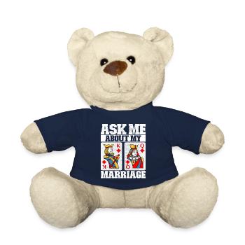 Jumelles Pinochle - Nounours - bleu marine - Devant