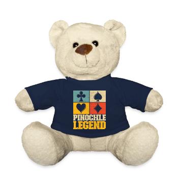 Jumelles Pinochle - Nounours - bleu marine - Devant