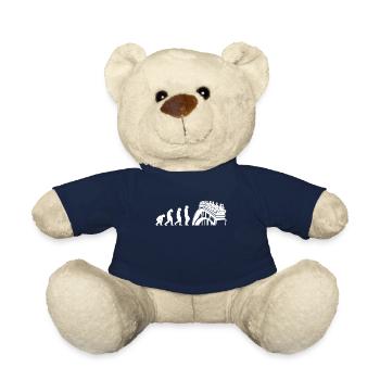 Amusement Park, Fair, Fairground, Funfair - Teddy Bear - french navy - Front