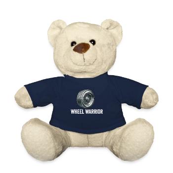 Tire Guy Mechanic Flat Tire Changer Repair Car - Teddy Bear - french navy - Front