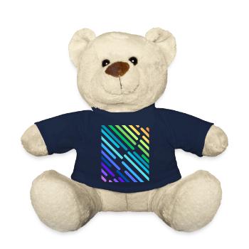 REGENBOGEN-STREIFEN - Teddy - French Navy - Vorne