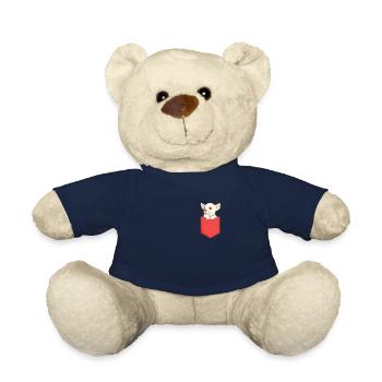Chihuahua Dog School Dog Owner Gift - Teddy Bear - french navy - Front
