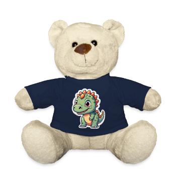 Friendly dinosaur puppy - Teddy Bear - french navy - Front