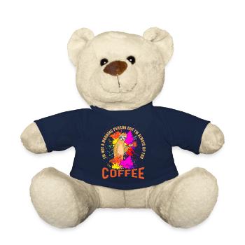 I'm not a morning person - Teddy Bear - french navy - Front