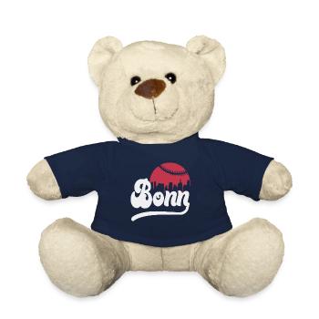 Ligne d’horizon du baseball Bonn - Nounours - bleu marine - Devant