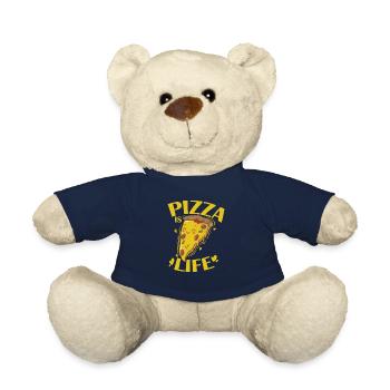 Pizza is Life italienisch - Teddy - French Navy - Vorne
