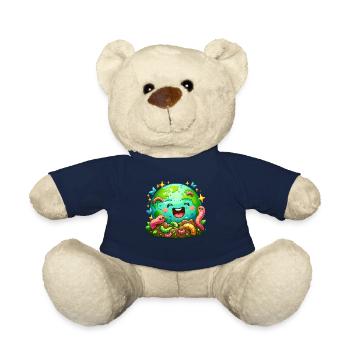 Lombriciculture Jardinage de vers de terre Vermiculture - Nounours - bleu marine - Devant