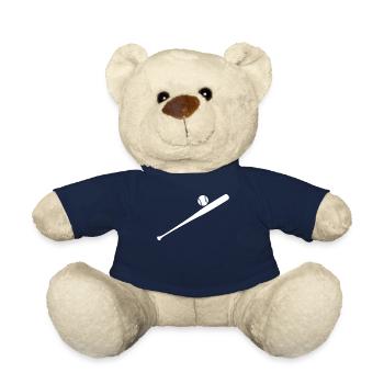 Batte de baseball - Nounours - bleu marine - Devant