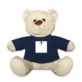 Hoop Basketball Player Hoop Graphic - Teddy Bear - french navy - Front