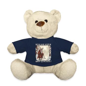 Le Krampus arrive | Kramperl | Krampus Costume - Nounours - bleu marine - Devant