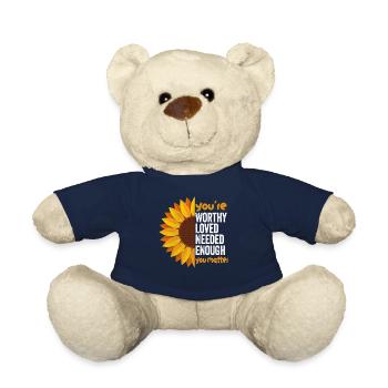 Depression and Bipolar Awareness: - Teddy Bear - french navy - Front